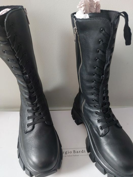 Cizme piele Sergio Bardi marinea 40, femei