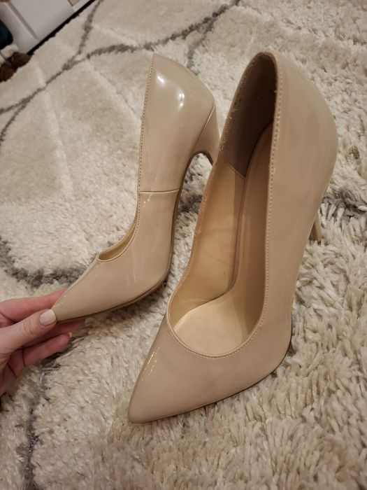 Pantofi stiletto bej Graceland 39