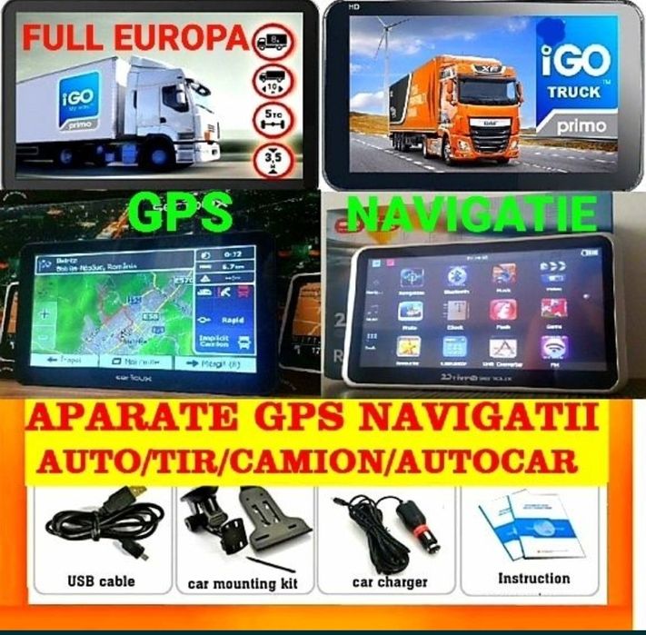 GPS Autoturisme Navigatie AUTO,GPS TIR,GPS CAMION, GPS IGO Primo Full