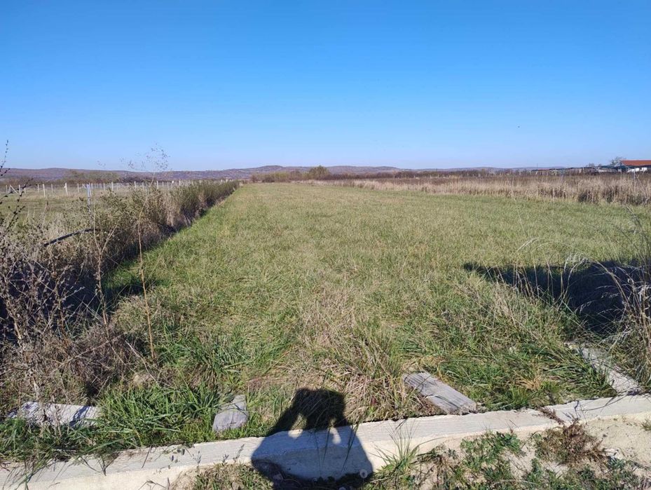 Casa rosu, teren 6000 mp intravilan