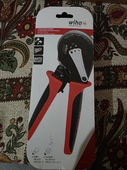 Cleste de sertizat pini/ferule Wiha de la 0.08-16 mm²NOU, KNIPEX