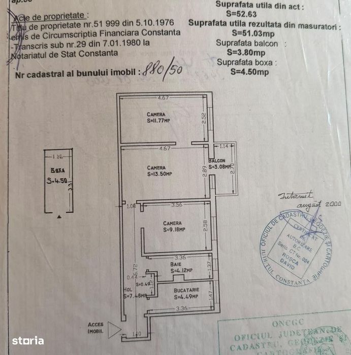 Apartament 3 camere - Tomis 3