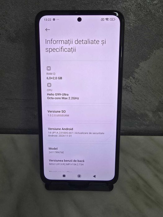 Redmi Note 14 4G 128Gb Duos Black Bmg Amanet 104333