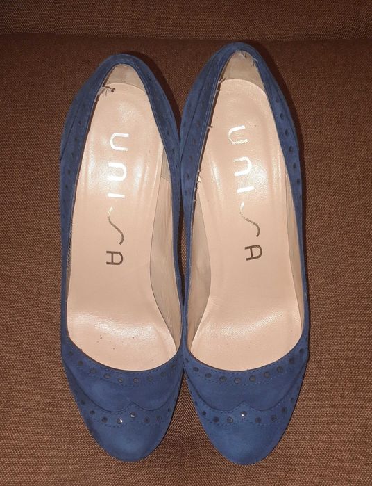 Страхотни дамски обувки Unisa – естествена кожа и естествен набук