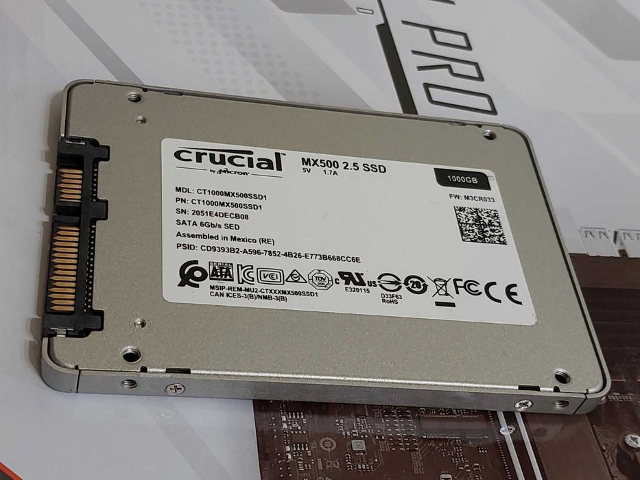 1TB Sata SSD Crucial MX500