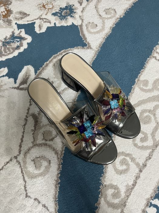 Мюли со стразами