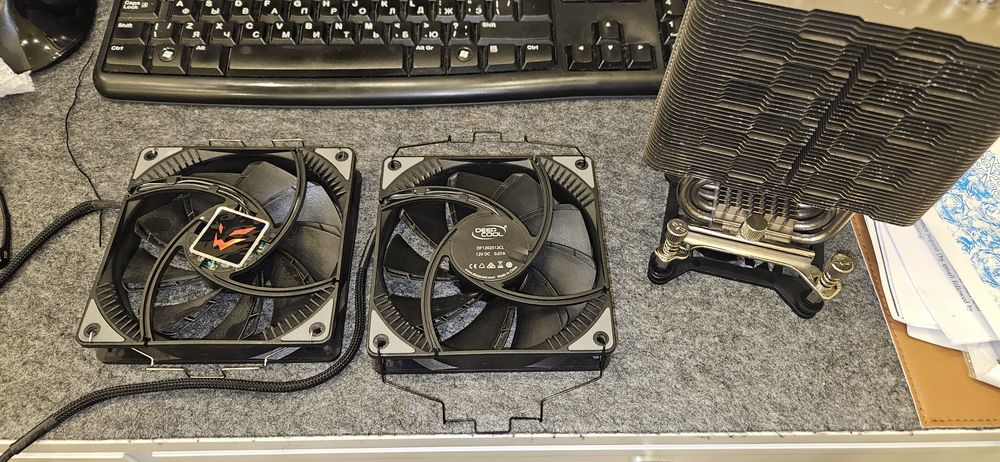 Кулер DeepCool Ice Matrix 400 + 2 вентилятора + кронштейн LGA1700