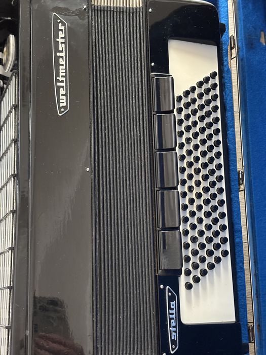 Acordeon Weltmeister Stella 96 basi NOS
