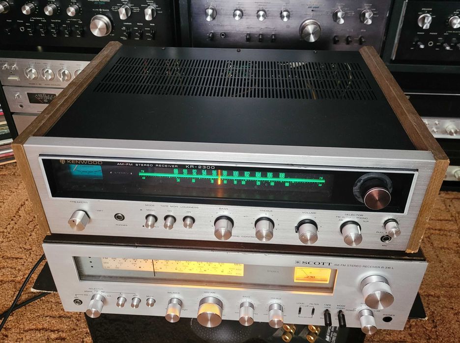 KENWOOD KR-2300 / SCOTT R 316L receivere amplitunere Hi-Fi vintage