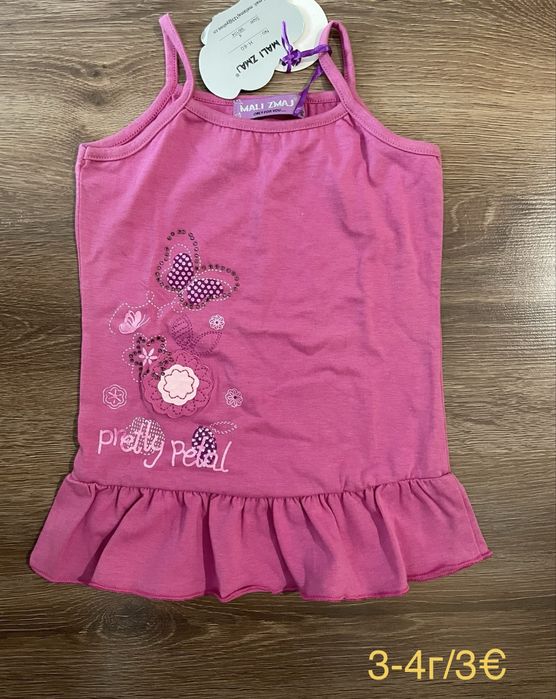 Лот нови  пролетни и летни дрехи за момиче 98 и 104 см