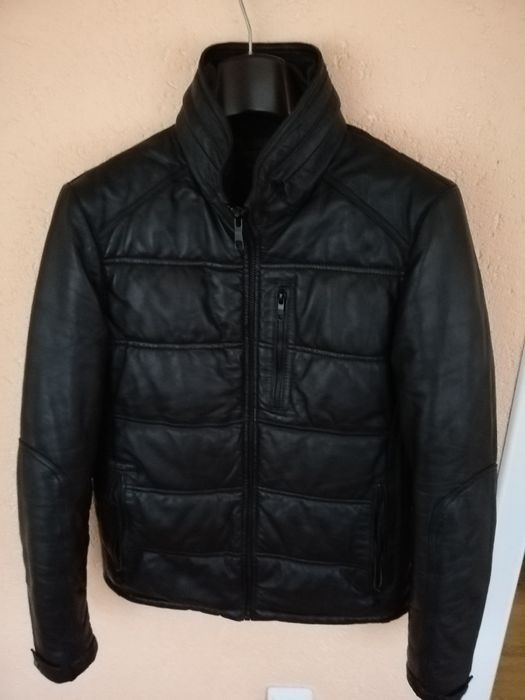 Geaca piele bărbati Zara Man M