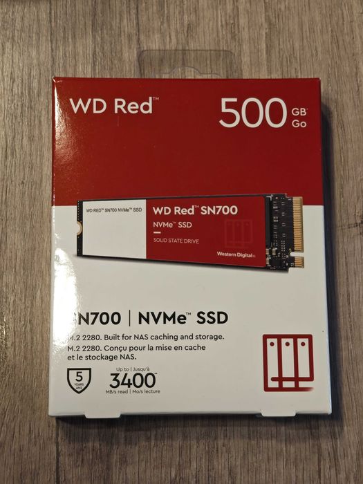 SSD WD RED SN700, 500GB, NVMe, M.2 - твърд диск НОВ БГ гаранция 2 години