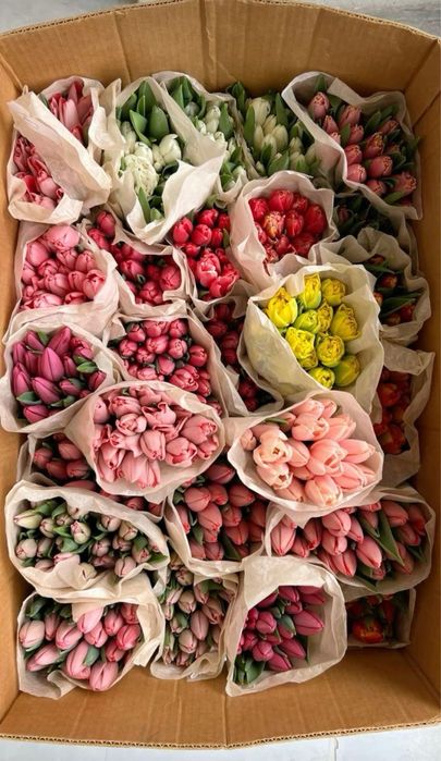 цветы на 8 марта