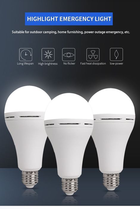 Портативная самозаряжающаяся Светодиодная лампа для аварийного освещен