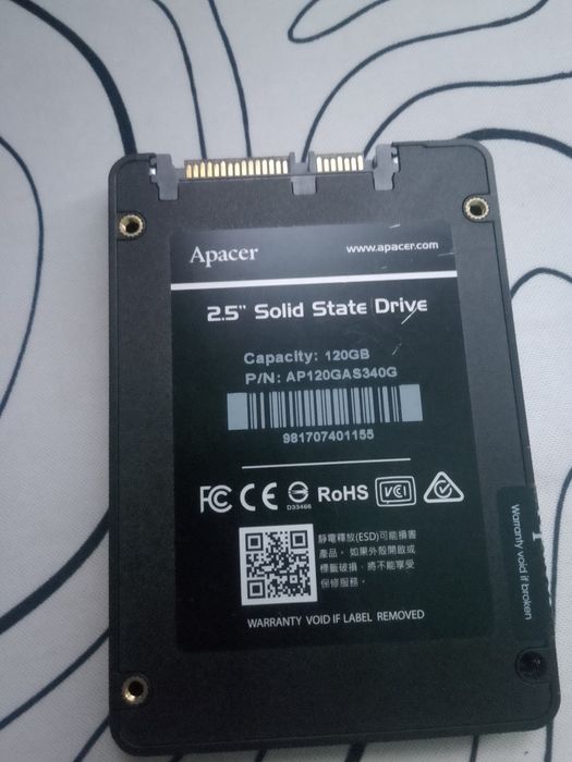 Продам SSD 120 HDD 160