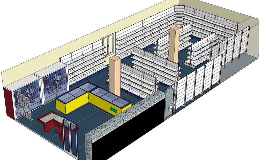 Торговое оборудование, Zamonaviy STELLAJ, vitrina, tokcha, prilavka