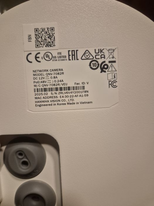 cameră glob  supraveghere hanwha