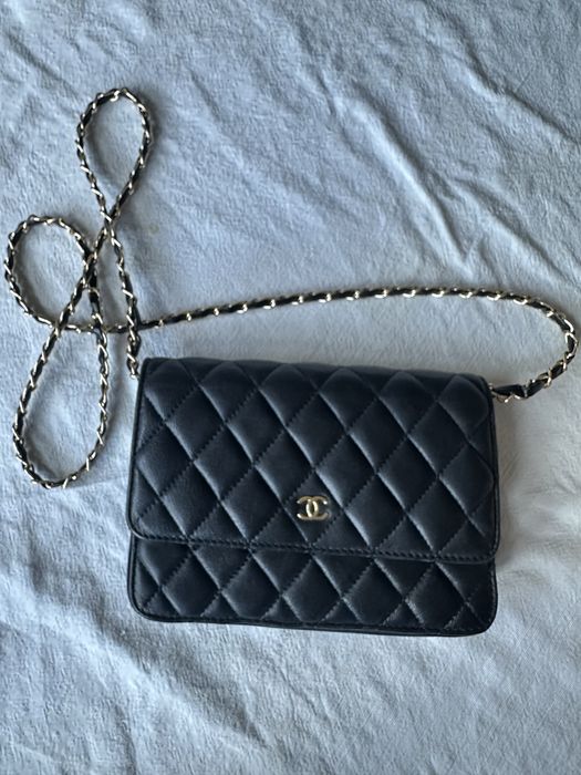чанта chanel woc естествена кожа