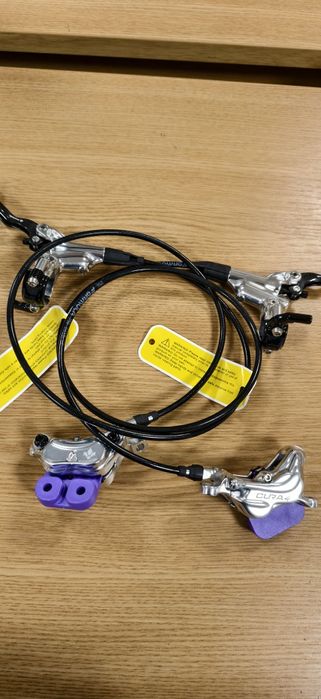 Спирачки FORMULA CURA 4 PM Polish 4-ри бутални предни лост carbon