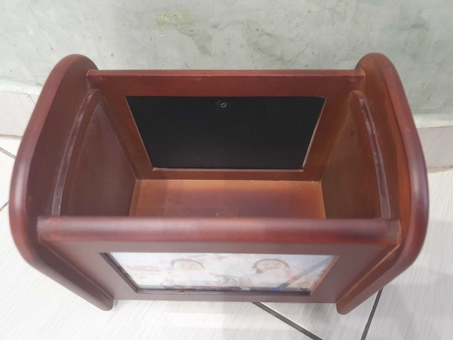 Албум за снимки в дървена кутия