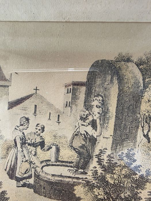 Gravura veche inramata