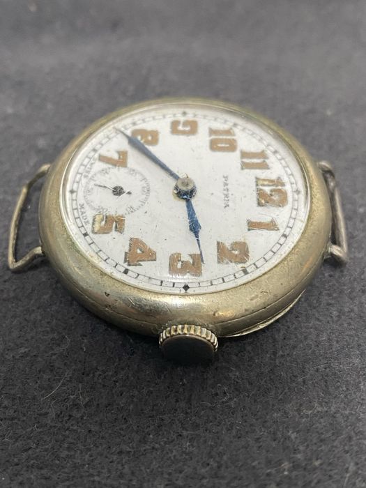 PATRIA / OMEGA Ceas Militar-Military Trench WWI Swiss
