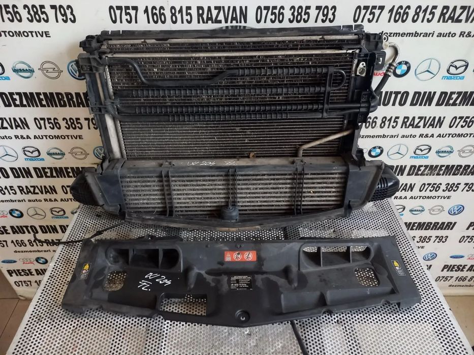 Grup Radiatoare Radiator Apa Clima Intercooler Termocupla Traversa Capota Trager Mercedes C Class W