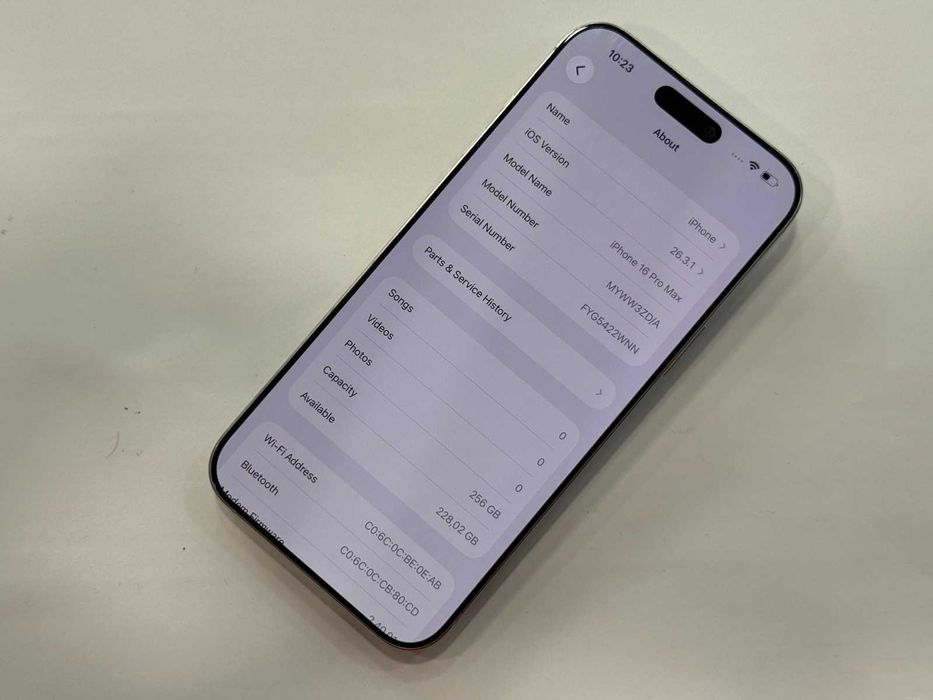 iPhone 16 Pro Max 256GB- 97% BH