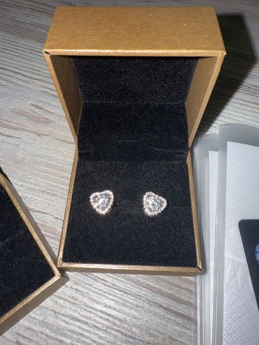 Кольцо,Серьги Муассанит