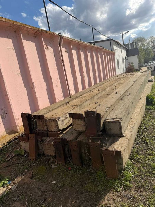 Продажа б\у строй мат. Балки бетонные