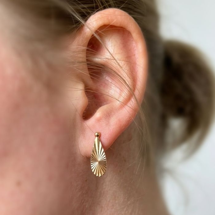 Серьги, золото 585