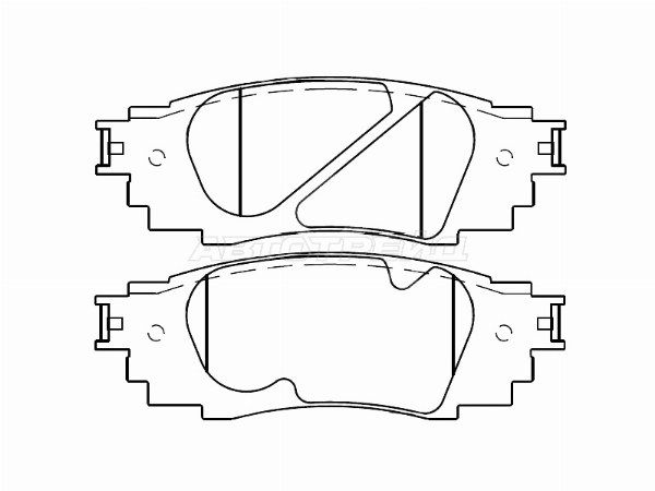 Колодки тормозные Toyota Camry