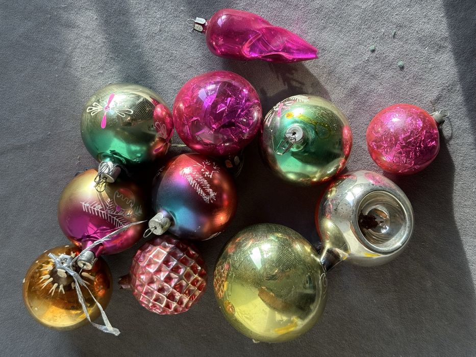 Старые елочные игрушки СССР