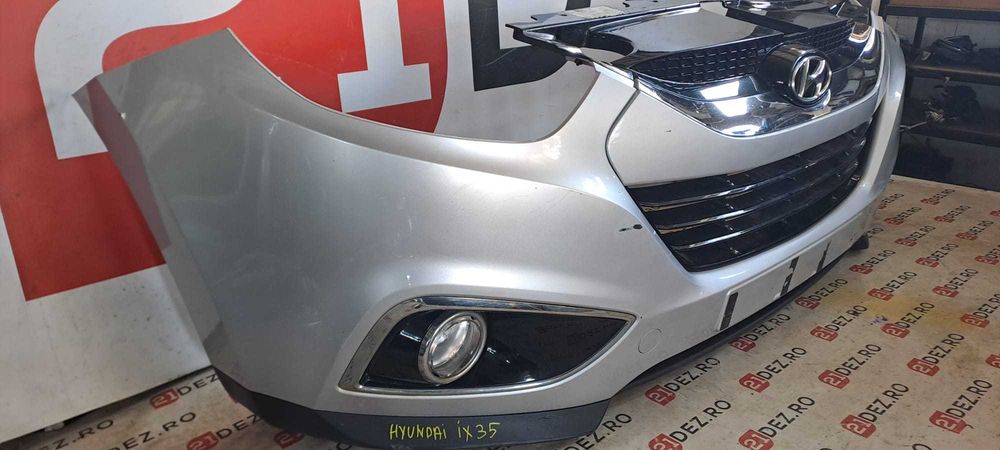 Bara fata completa cu proiectoare pentru Hyundai ix35 - gri argintiu