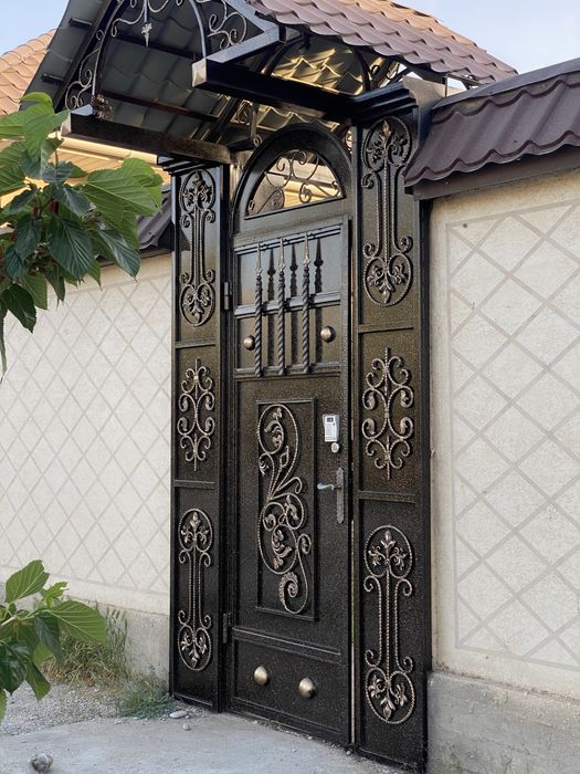 Покраска ворот и полностью дом