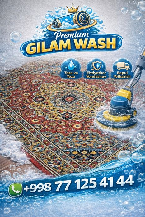 Keles Gilam yuvish/ СтиркаКовров Mebel yuvish Parda yuvish