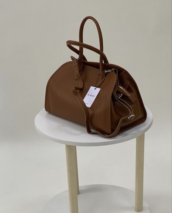 Сумка кожаная The Row Margaux