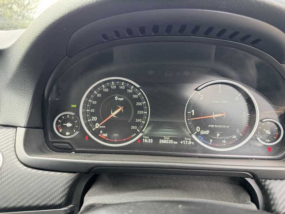 OEM 6WB дигитален километраж табло с headup HUD BMW 5 6 7 серия F10 F11  F07 F06 F12 F13 F01 F02 F03 F04