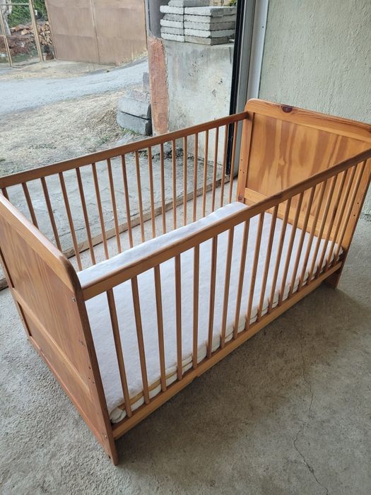 Детска кошара естествено дърво