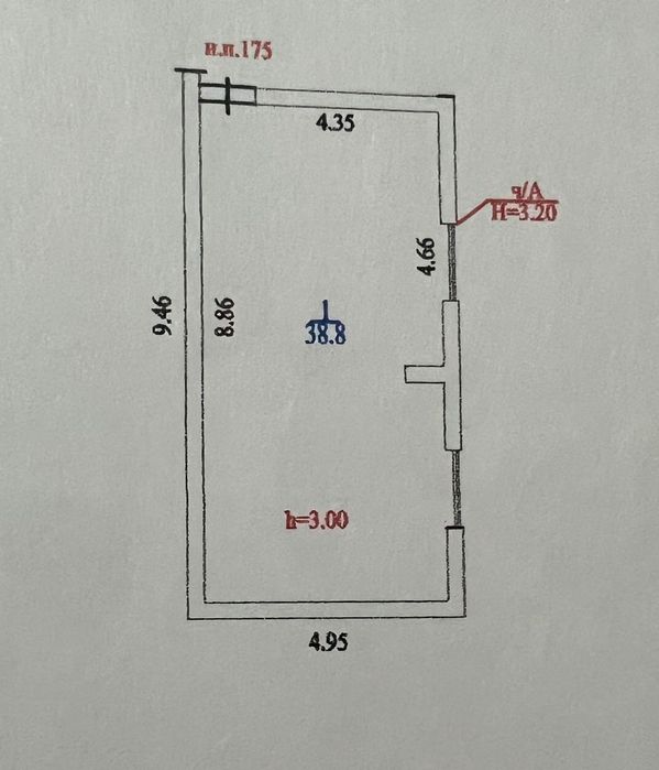 Коммерческое помещение 40кв м