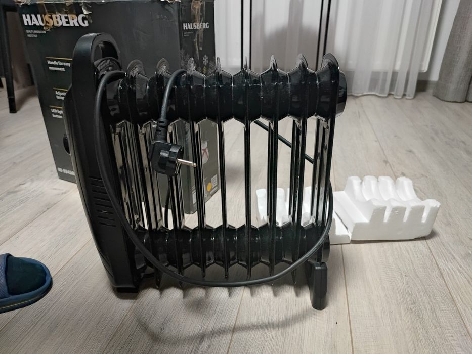 Calorifer electric pe ulei 1000W, nou, perfect functional