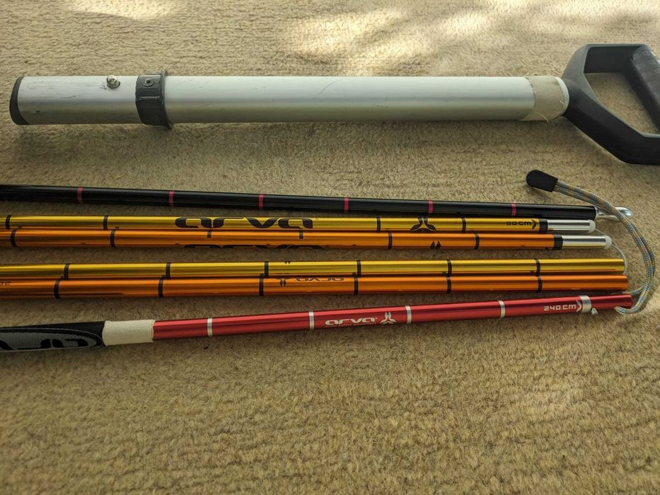 Kit avalansa, sonda Arva+lopata Mammut