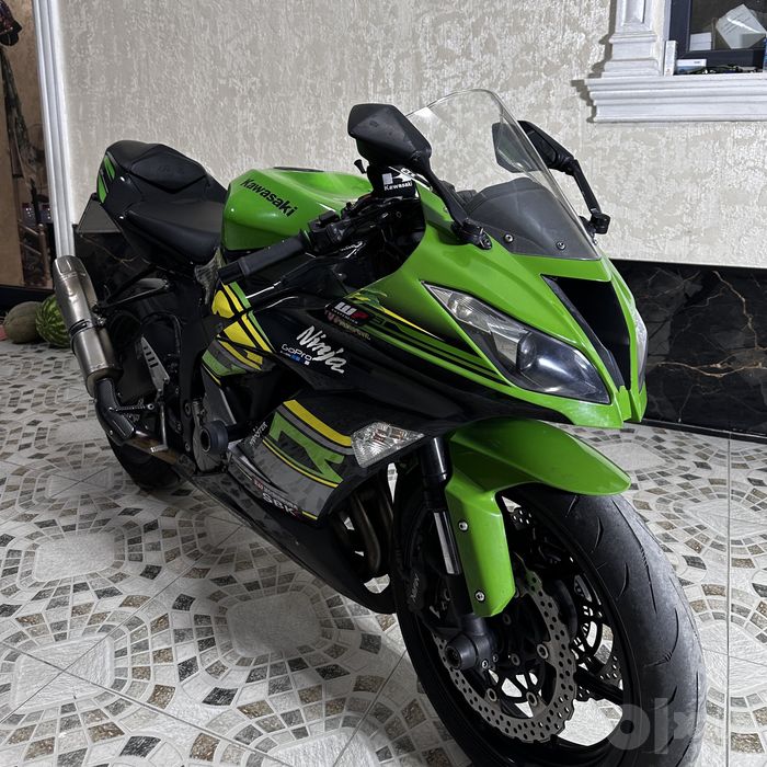Kawasaki zx6r спортивный мотоцикл