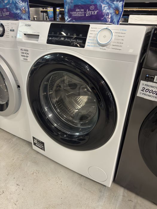 Mașină de spălat rufe slim 8kg Haier HW80-BP14929, factura si garantie 12 luni