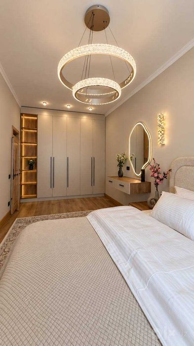 Авторский ремонт 3 комнатная 67м2 Ассалом Сохил Golden House !!
