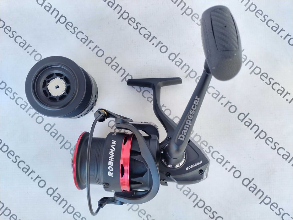 Mulinetă Feeder si Crap ROBINHAN RIVER MONSTER LA6000 tambur Long Cast