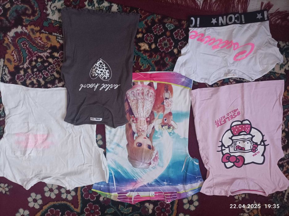 Много Летни дрехи за момиче 5-7г.