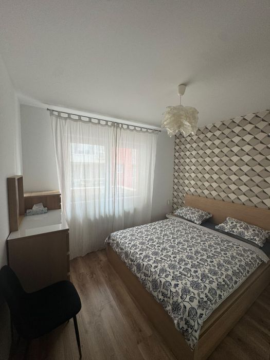 De închiriat – Apartament 2 camere, 55 mp, Popești-Leordeni – 500 €/lună