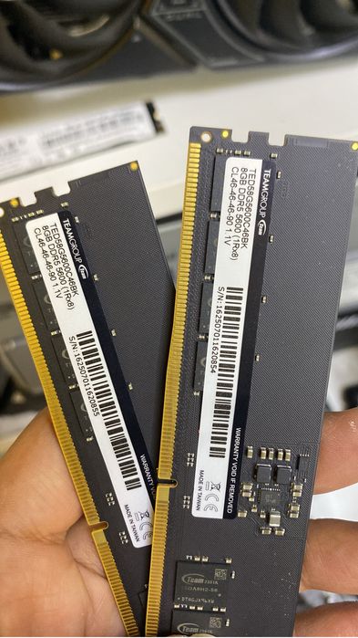 Продам ОЗУ DDR5 32GB и 16гб