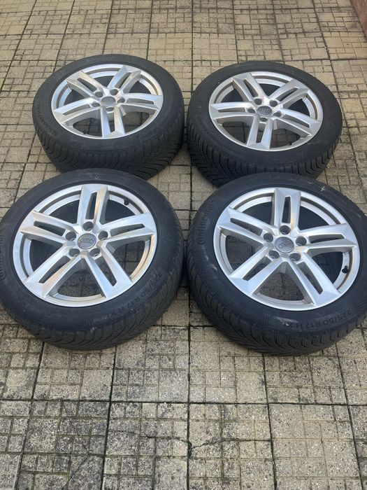 Vand 4 jante Audi 17 inch + anvelope iarna 225/55/R17